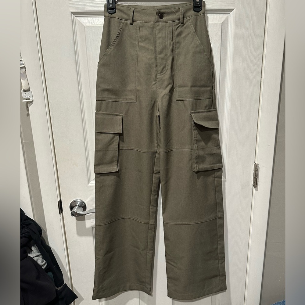 Olive Cargo Pants